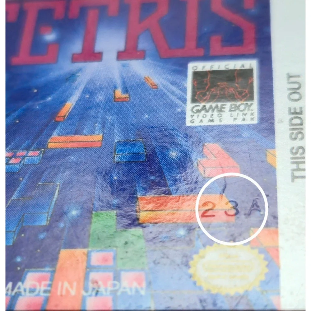 Tetris (Game Boy) USA - 23A Stamp - Authentic &‎ Tested